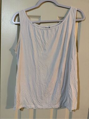 Nuggles white Scoop Neck Camisole Tank